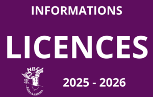 📝 Licences 2025–2026 : c’est parti !